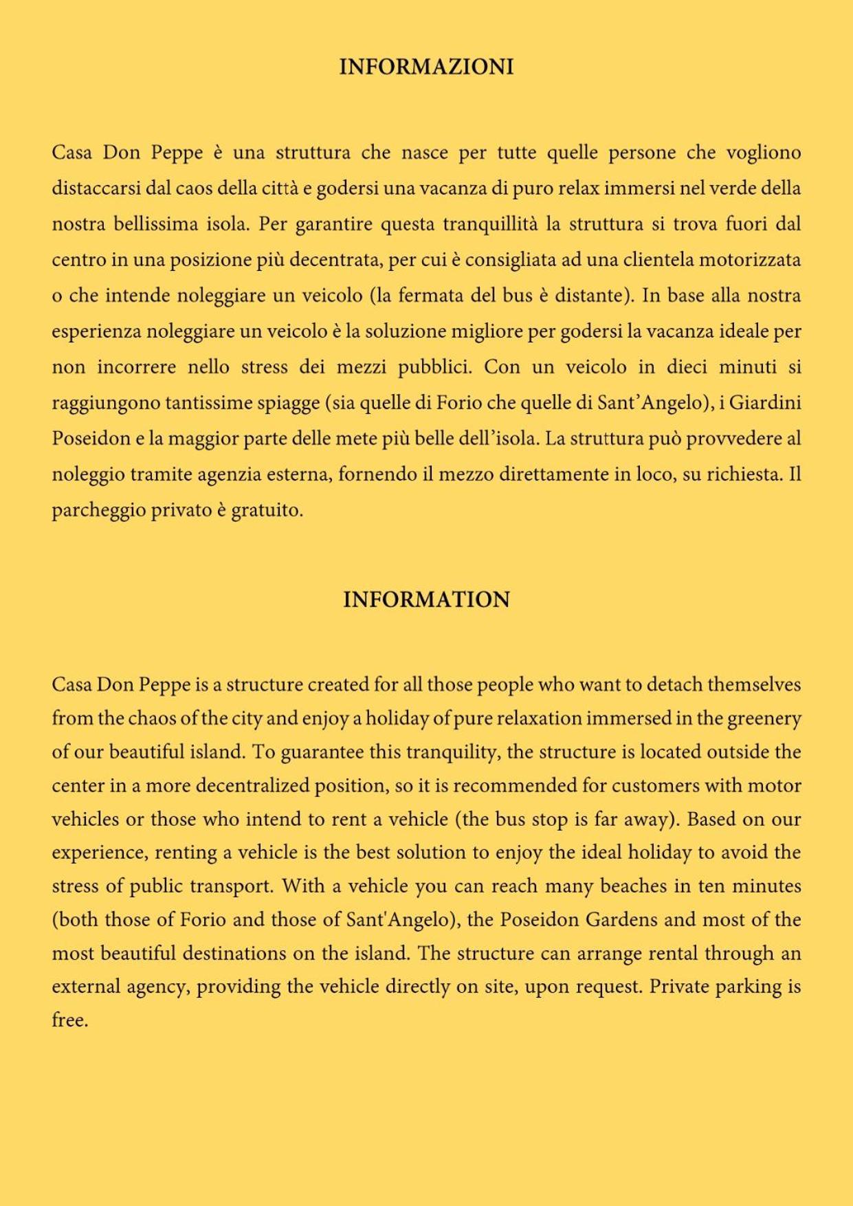 Appartamenti Ischia Casa Don Peppe Forio di Ischia Екстериор снимка